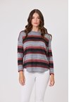 ELLA TOP - red stripe